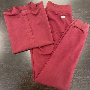 Maroon Figs scrubs